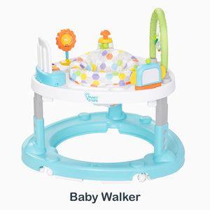 Baby Walker mode of the Smart Steps by Baby Trend Bounce N’ Dance 4-in-1 Activity Center Walker
