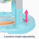 Load image into gallery viewer, Three position height adjustability of the Smart Steps by Baby Trend Bounce N’ Dance 4-in-1 Activity Center Walker