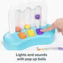 Load image into gallery viewer, Lights and sounds with pop up balls from the Smart Steps by Baby Trend Bounce N’ Dance 4-in-1 Activity Center Walker