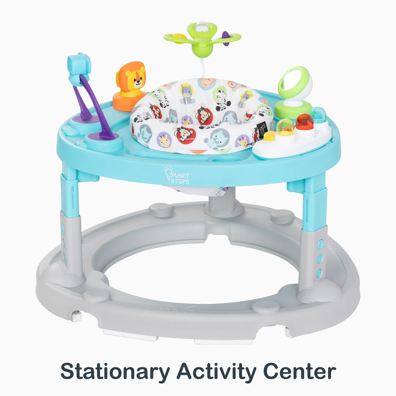 Stationary Activity Center of the Smart Steps Bounce N' Glide 3-in-1 Activity Center Walker