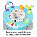 Load image into gallery viewer, Encourage your little one to think and stay curious of the Smart Steps Bounce N' Glide 3-in-1 Activity Center Walker