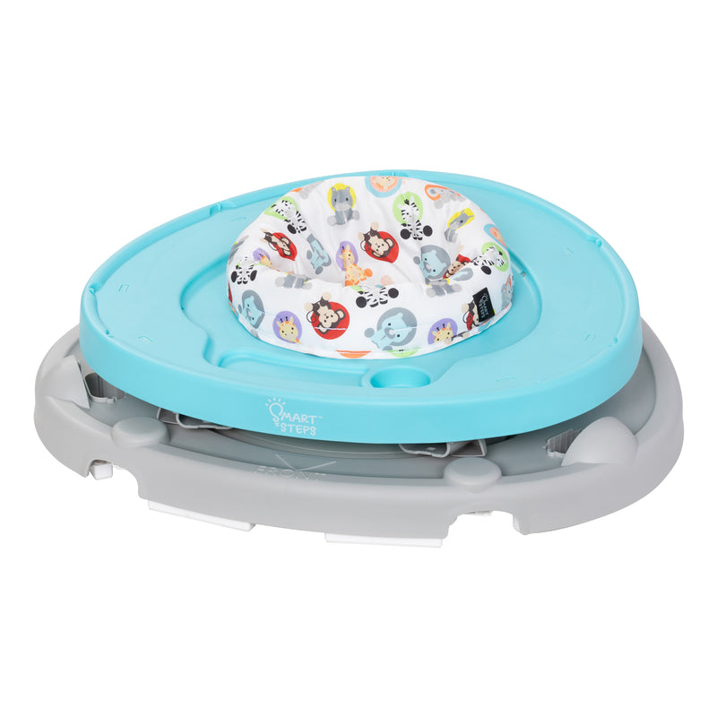 Compact fold of the Smart Steps Bounce N' Glide 3-in-1 Activity Center Walker