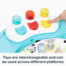 Load image into gallery viewer, Toys are interchangeable and can be used across different platforms of the Smart Steps Bounce N' Glide 3-in-1 Activity Center Walker