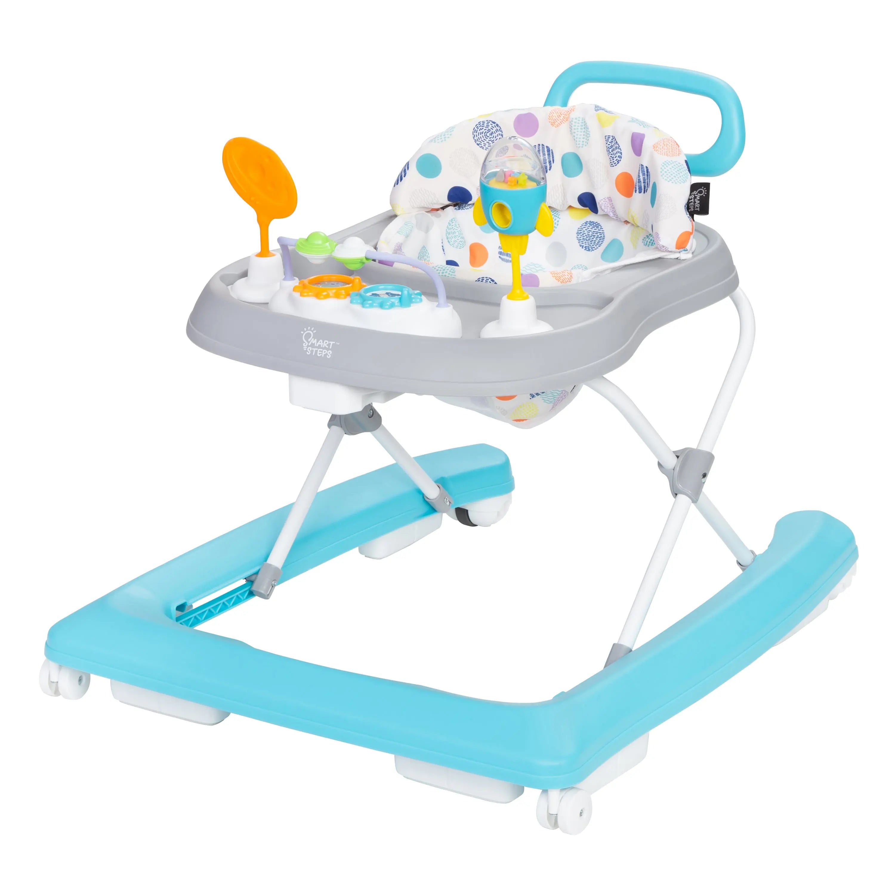 Smart Steps Plus 2-in-1 Walker with Deluxe Toys (6-12 mo) – Baby Trend