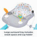 Load image into gallery viewer, Large surround tray includes snack space and cup holder of the Smart Steps Trend Activity Walker