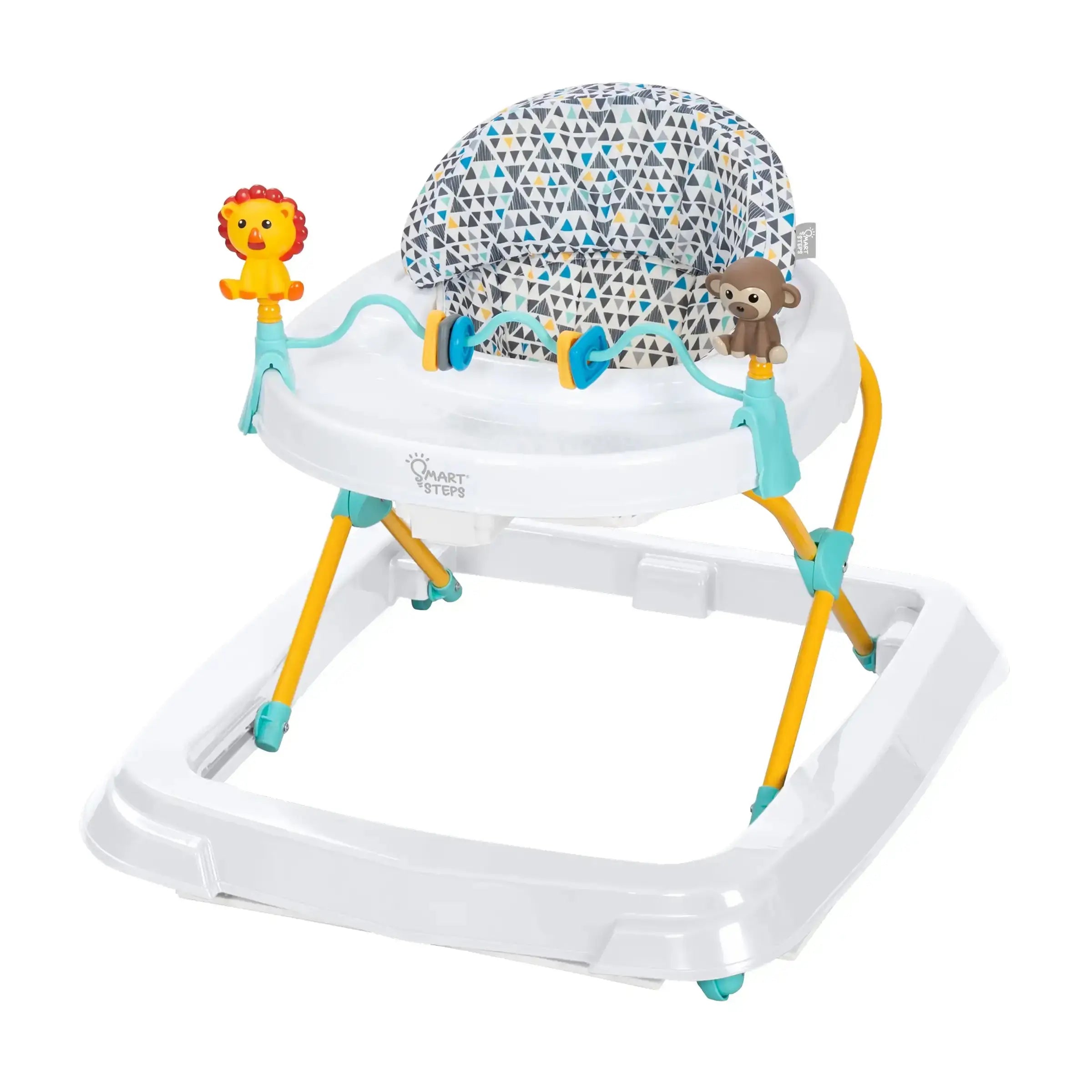 Baby Trend Trend Walker Baby Walker w/ Wheels and Toys for Girls Ages 6-12 Months