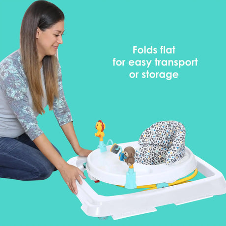 Baby Trend Trend Walker folds flat for easy transport