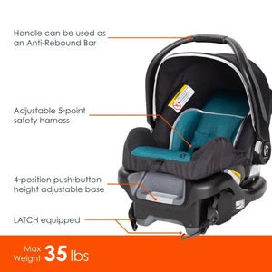Baby Trend Ally 35 Infant Car Seat features call out