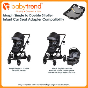 what car seats are compatible with snap and go stroller Morph Single to Double Stroller Infant Car Seat Adapter