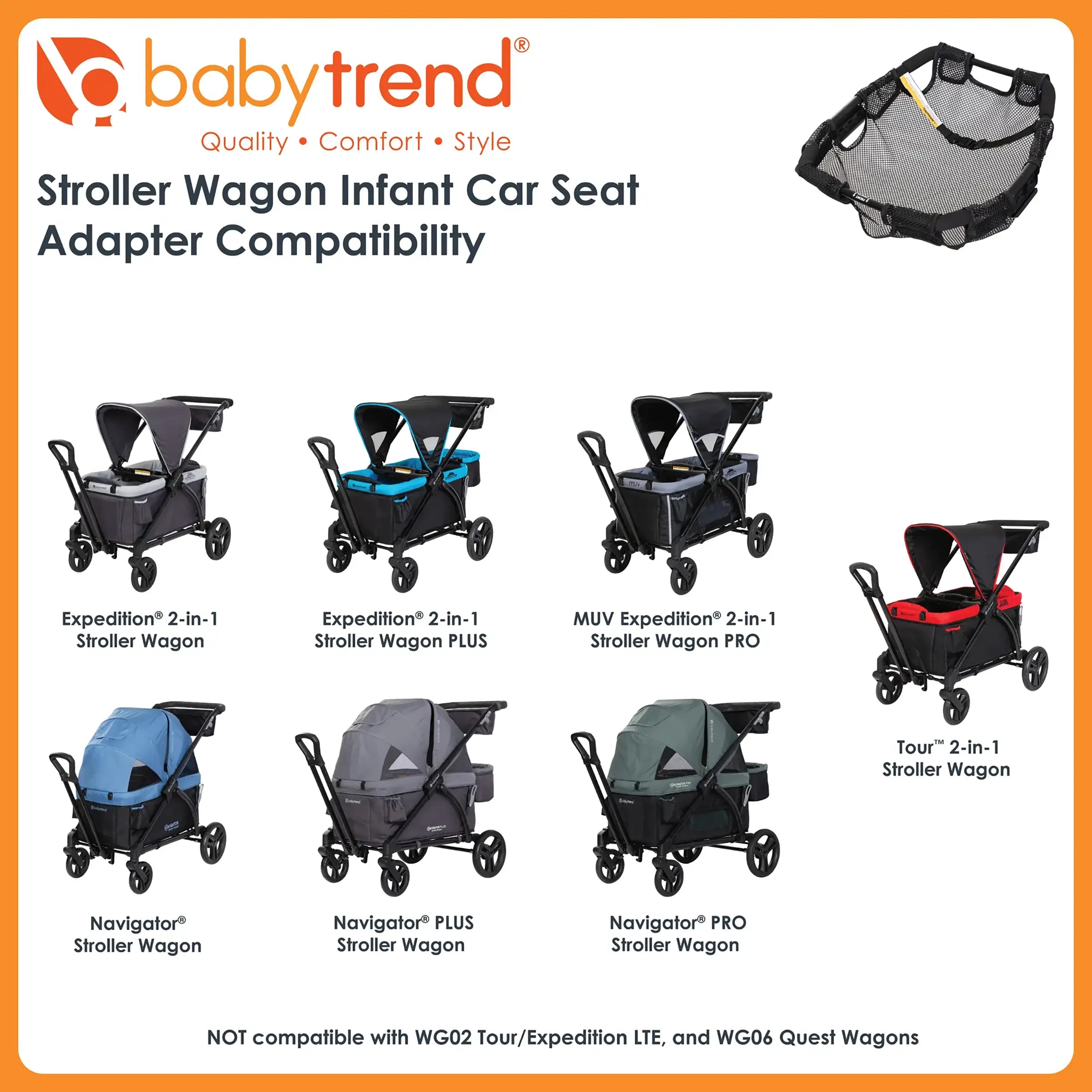 Stroller Wagon Infant Car Seat Adapter Easy Installation – Baby