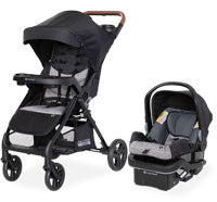 Baby Trend 4 wheel standard stroller travel systems comes with an infant car seat