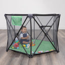 Load image into gallery viewer, A child is playing and sitting in the Baby Trend Play Zone Pop-up Play Pen