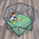 Load image into gallery viewer, Top view of the Baby Trend Play Zone Pop-up Play Pen with a child inside