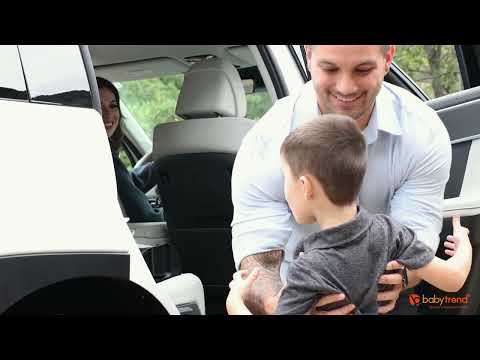 Koa SLIM Booster Car Seat with Side Sun Visors and LATCH in Cosmic Black (International)