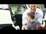 Koa SLIM Booster Car Seat with Side Sun Visors and LATCH in Cosmic Black (International)