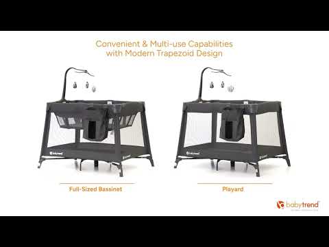 Sol Nursery Center® Playard in Dash Grey