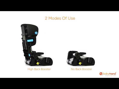 Koa SLIM Booster Car Seat with Side Sun Visors and LATCH in Cosmic Black (International)