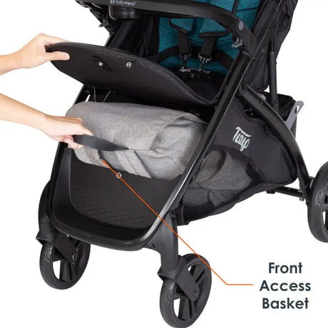 Baby Trend Tango Stroller front access basket