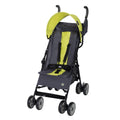 Baby Trend Rocket Stroller lightweight compact stroller in green and grey