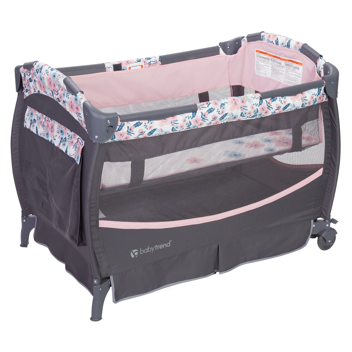Baby Trend Deluxe II Nursery Center Playard without canopy and changing table attached