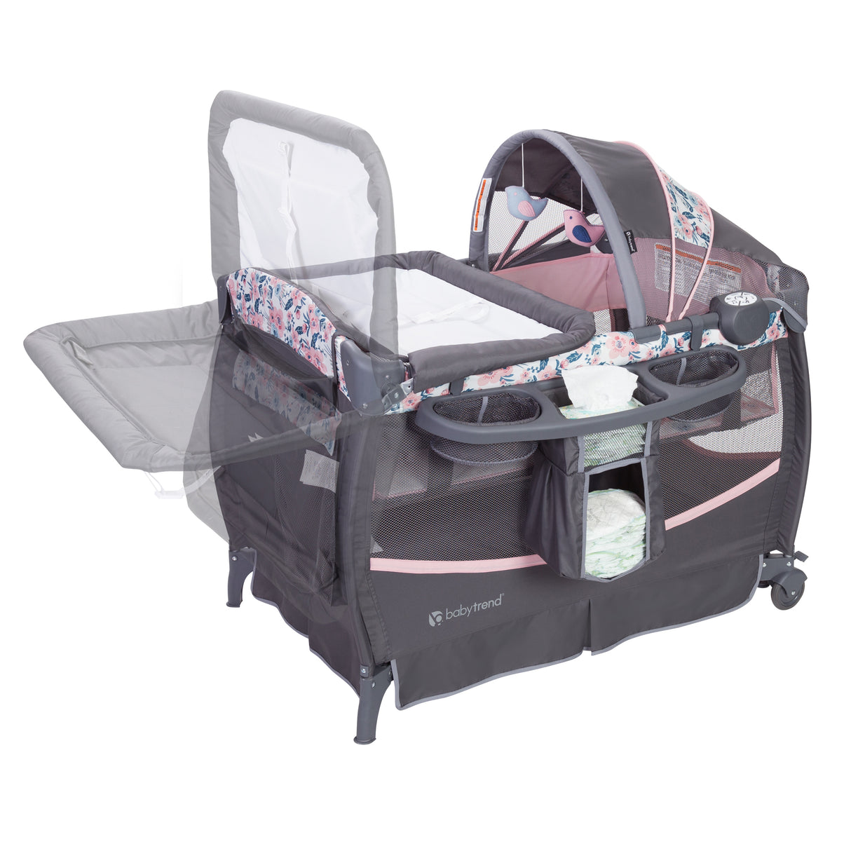 Baby Trend Deluxe II Nursery Center Playard changing table