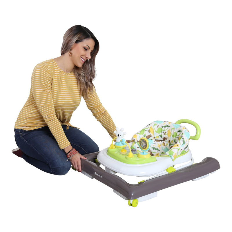Trend 4.0 Activity Walker with Walk Behind Bar by Baby Trend compact fold