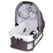 Baby Trend GoLite Twins Nursery Center Playard with removable rock-a-bye bassinet that converts into stand alone rocker