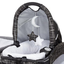 Load image into gallery viewer, Baby Trend GoLite ELX Nursery Center Playard with removable rock-a-bye bassinet and two hanging toys