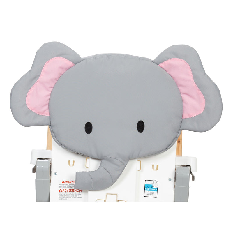 Baby Trend Portable High Chair with elephant padding