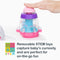 Smart Steps 3-in-1 Bounce N’ Play Activity Center PLUS removable STEM toys capture baby's curiosity and are perfect for on the go fun