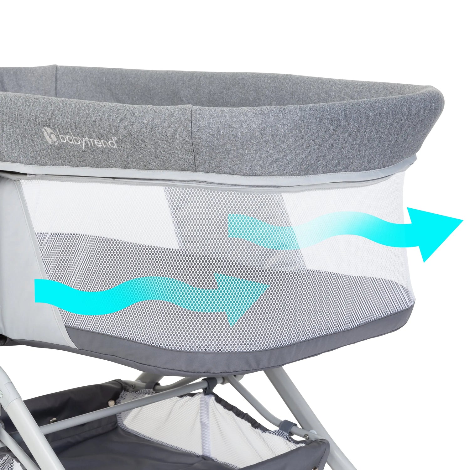 baby trend double bassinet Baby Trend Quick-Fold 2-in-1 Rocking Bassinet