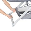 Load image into gallery viewer, Baby Trend Quick-Fold 2-in-1 Rocking Bassinet in Shadow Stone Gray