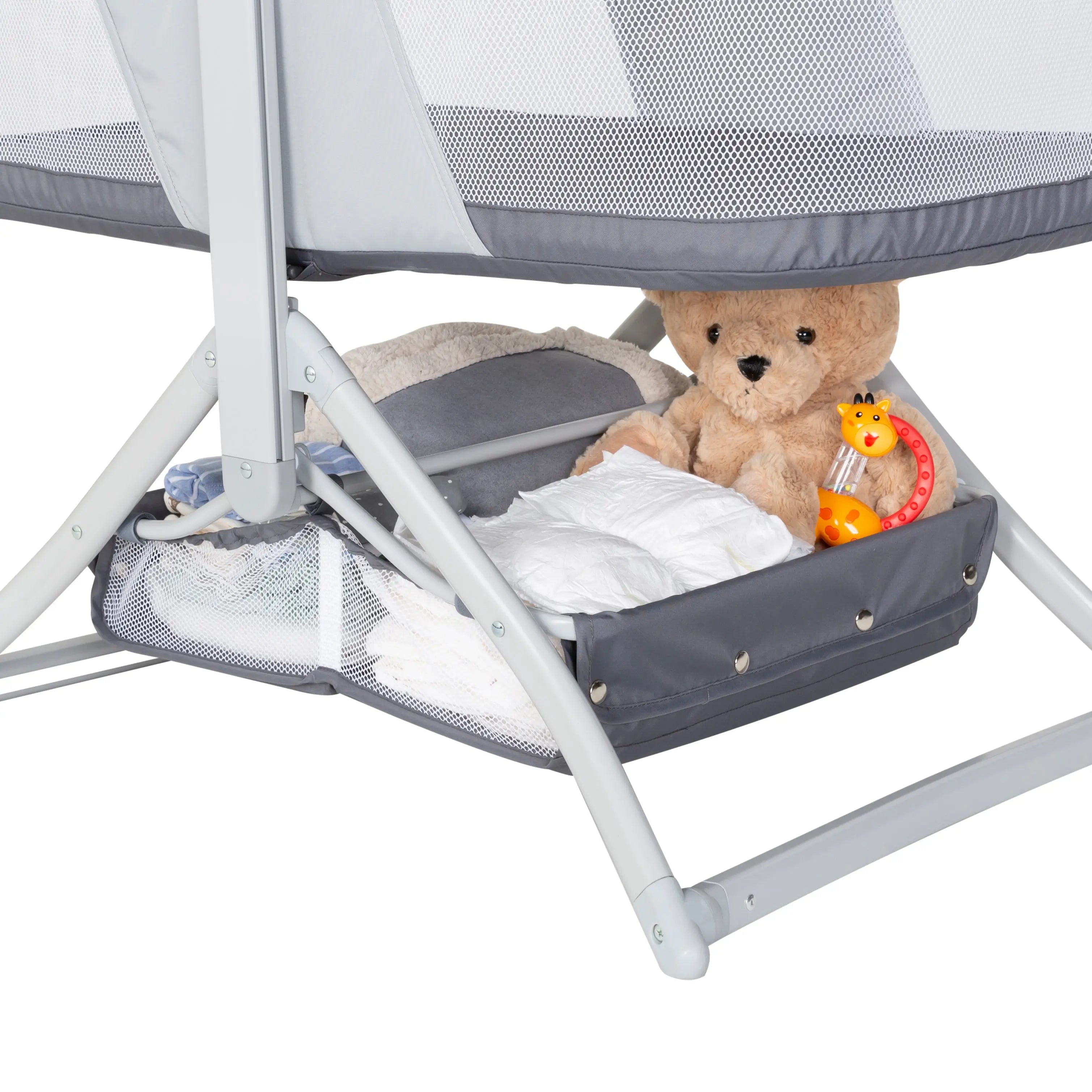 Quick-Fold 2-in-1 Rocking Bassinet Easy Set-Up w/o Tools – Baby