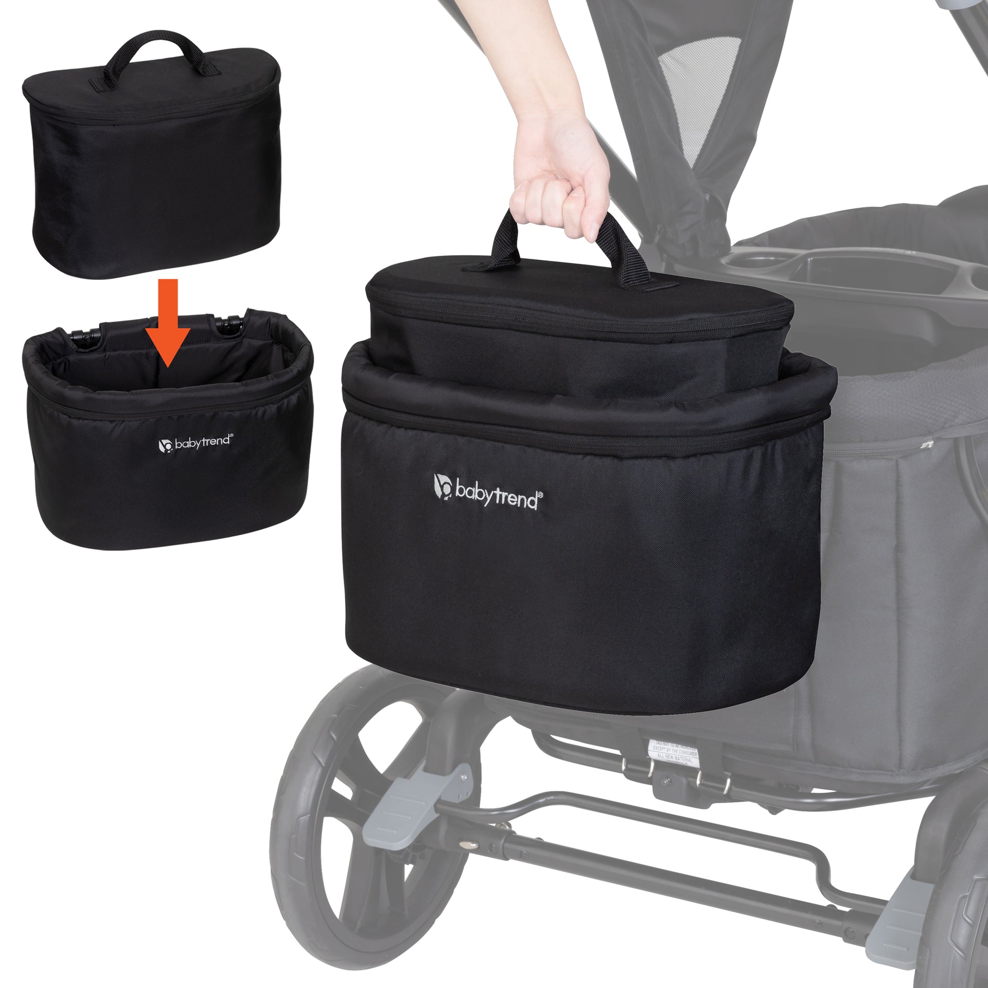 stroller cooler wagon Stroller Wagon Deluxe Storage Basket Accessory (Baby)