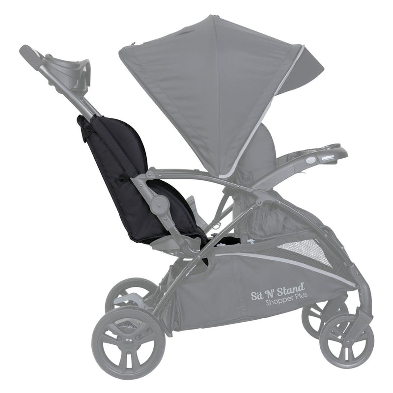 Second child seat for Baby Trend Sit N’ Stand Shopper stroller preview with canopy