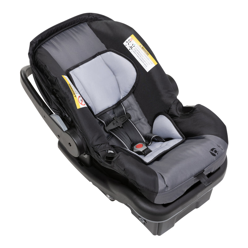 View of the seat pad and inserts from the Baby Trend EZ-Lift PLUS Infant Car Seat