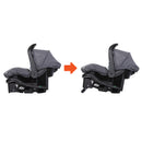 Load image into gallery viewer, Recline flip foot on the base of the Baby Trend EZ-Lift 35 PLUS Infant Car Seat with Cozy Cover