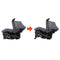 Recline flip foot on the base of the Baby Trend EZ-Lift 35 PLUS Infant Car Seat with Cozy Cover