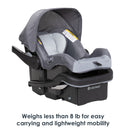 Load image into gallery viewer, Baby Trend EZ-Lift PLUS Infant Car Seat weighs less than 8 pounds for easy carrying and lightweight mobility