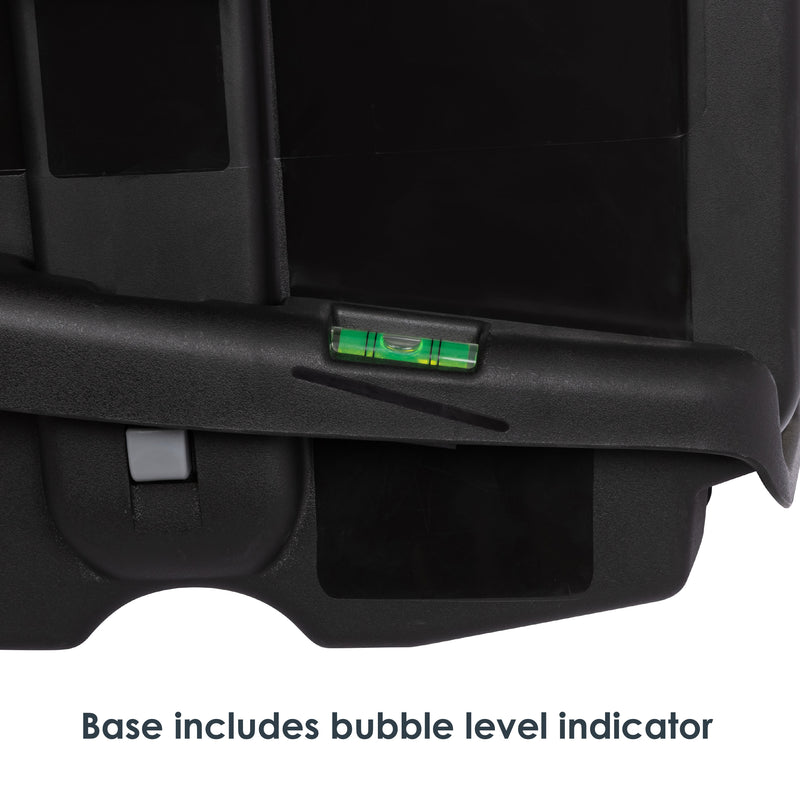 Baby Trend EZ-Lift 35 PLUS Infant Car Seat base includes bubble level indicator