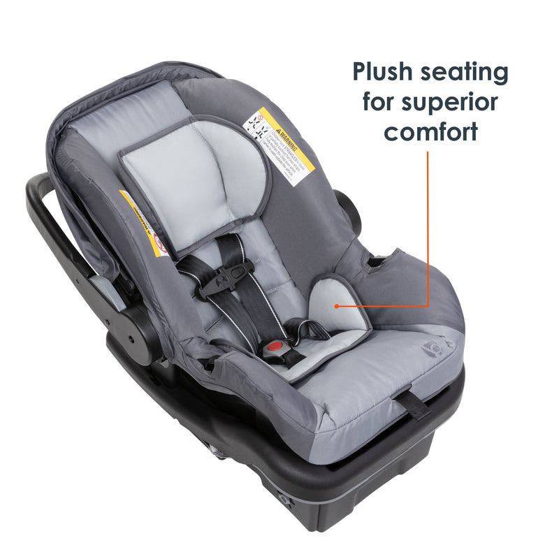 Plush seating for superior comfort from the Baby Trend EZ-Lift 35 PLUS Infant Car Seat