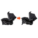 Load image into gallery viewer, Recline flip foot on the base of the Baby Trend EZ-Lift PLUS Infant Car Seat with Cozy Cover