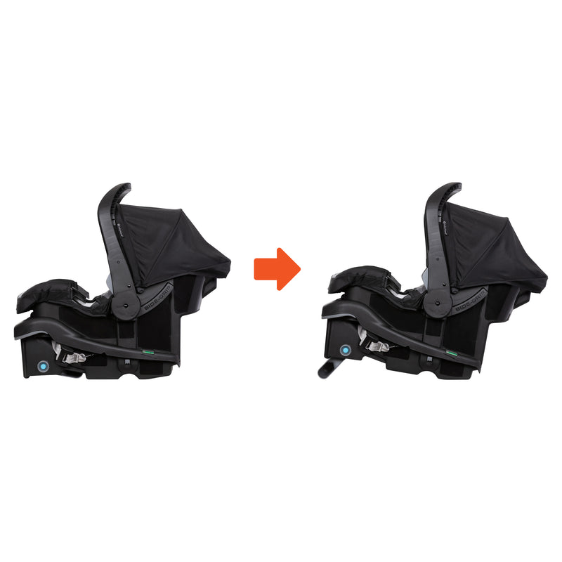 Flip foot on the base of the Baby Trend EZ-Lift 35 PLUS Infant Car Seat