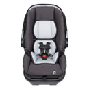 Load image into gallery viewer, Front view of the comfy seat pad and 5-point safety harness of the Baby Trend EZ-Lift PRO Infant Car Seat
