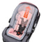 Baby Trend Secure-Lift Infant Car Seat has no retread harness in multiple position