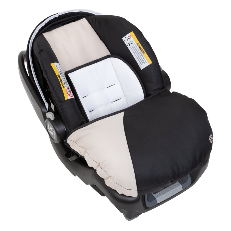 Baby Trend Ally 35 Infant Car Seat with Cozy Cover in Modern Khaki