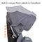 Baby Trend Cover Me 4-in-1 Convertible Car Seat canopy height