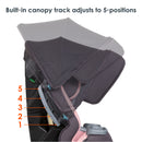Load image into gallery viewer, Baby Trend Cover Me 4-in-1 Convertible Car Seat canopy height adjustment