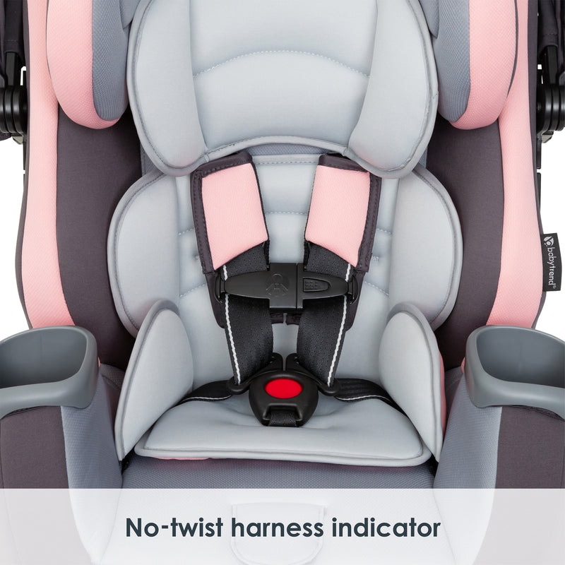 Baby Trend Cover Me 4-in-1 Convertible Car Seat no twist harness indicator