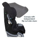 Load image into gallery viewer, Baby Trend Cover Me 4-in-1 Convertible Car Seat has canopy with independent flip out side visors